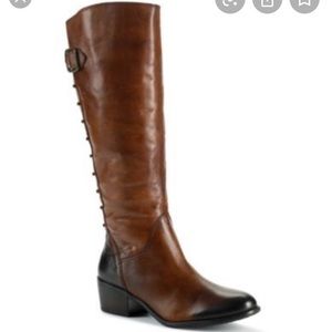 Arturo Chiang Billie Studded Leather Knee Boots